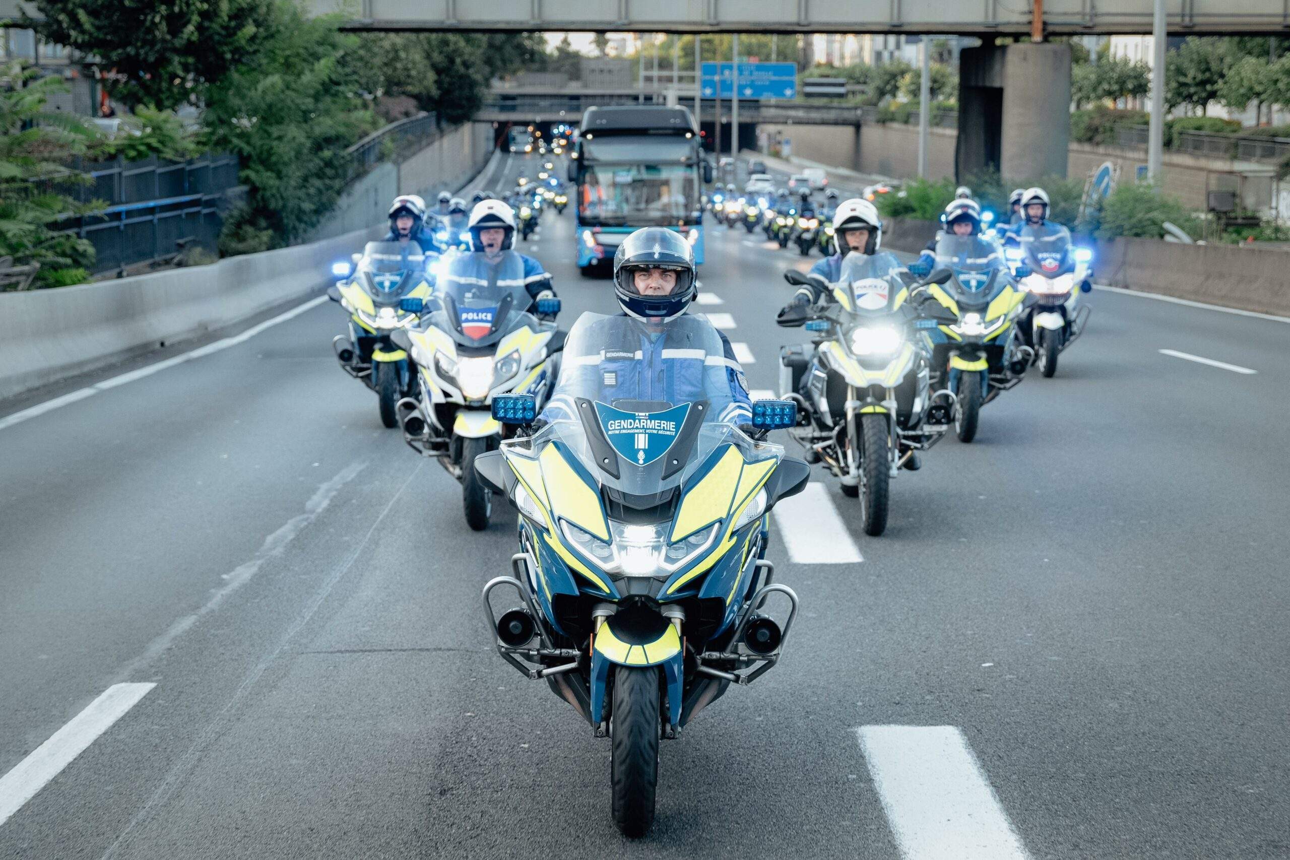 650 motocyclistes gendarmerie engagés sur les escortes durant les JO.